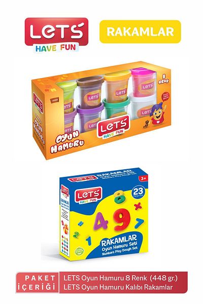 Lets Fun Play Dough Set - Molds