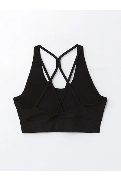 LC Waikiki XSIDE ACTIVE Νέο μαύρο γυναικείο μπουστάκι με λαιμόκοψη σε γραμμή U