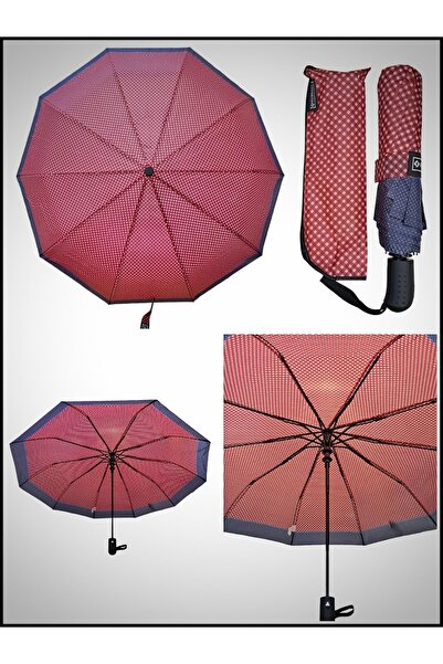 Rubenis Kaliteli 3 Kırmalı 10 Telli Otomatik Açılır Şemsiye