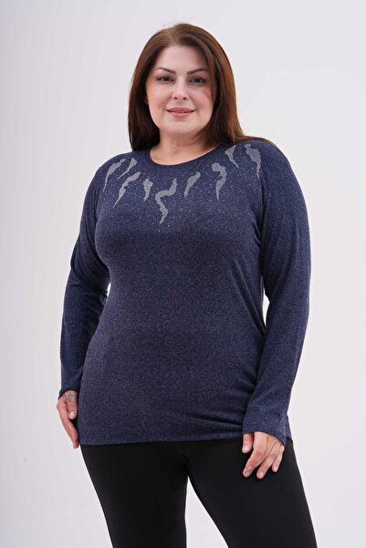 Noname Χειμερινή σεζόν Μάλλινη Λεπτομερής Πλεκτή Μητέρα Χτενισμένη Βαμβακερή Μπλούζα