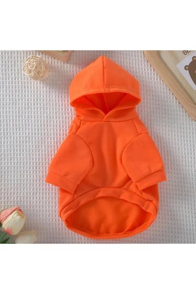 PetiliDünya Basic Hooded Sweatshirt - Cat and Dog Outfit