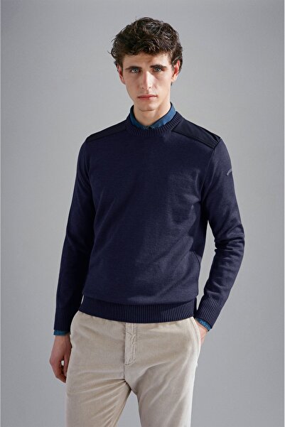 PAUL&SHARK MEN'S KNITTED ROUNDNECK C.WWOOL