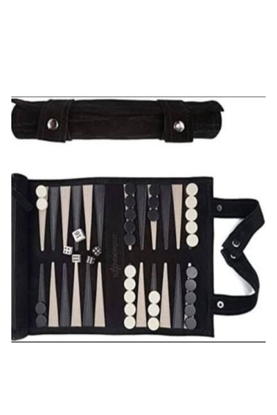 sunderm Subdergut hakiki deri taşınabilir tavla