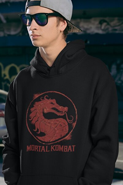 SEVBANO Mortal Kombat majica sa kapuljačom, unisex, velika veličina