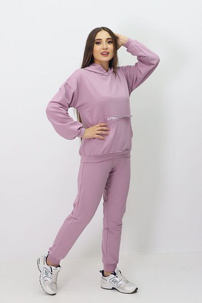 GZT TEKSTİL Girl's Hooded and Pocketed Tracksuit Set