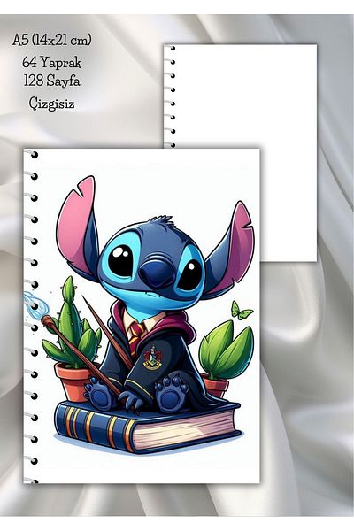 daily notebook دفتر مدرسي غير مُبطن، 64 ورقة، مقاس A5 (15×21 سم)
