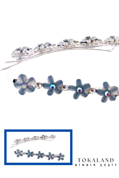 TOKALAND Papatya Tel Toka 2 Adet - Yeni Sezon Kaliteli Kullanışlı Tel Toka - ...