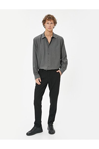 Koton Men's Long Sleeve Shirt