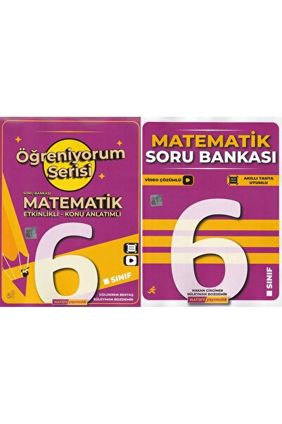 Matsev Yayıncılık MATSEV ÖĞRENİYORUM SERİSİ + SORU BANKASI 6.SINIF GÜNCEL 202...