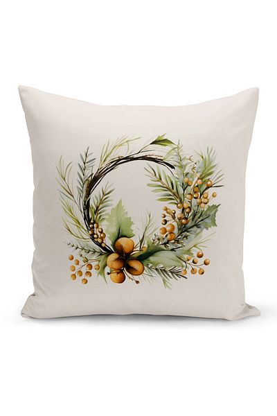 Bertille Home Autumn Series - Double Sided Digital Printed Throw Pillow Cover (Halloween Pity Cushion Cover)