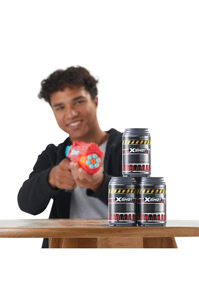X-Shot عبوة مزدوجة من طلقات Excel Reflex-6 [2Shooters] (3 علب/16 سهمًا)