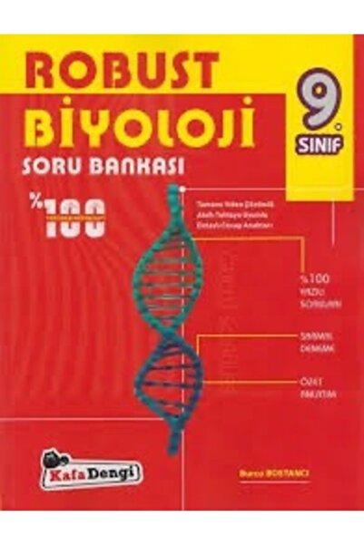 Kafa Dengi Yayınları 9. Robust Biyoloji Soru Bankası Yeni Müfredat Maarif Sistem
