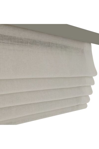 İpeksi Katlamalı Keten Tül Stor Perde Exclusive Seri Keten