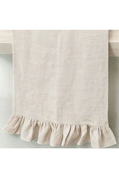 Erba kreasyon Raw Linen Runner - Τραπεζομάντηλο 100% Βαμβάκι