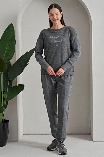 Poleren 8126 Set pijamale de iarnă pentru femei