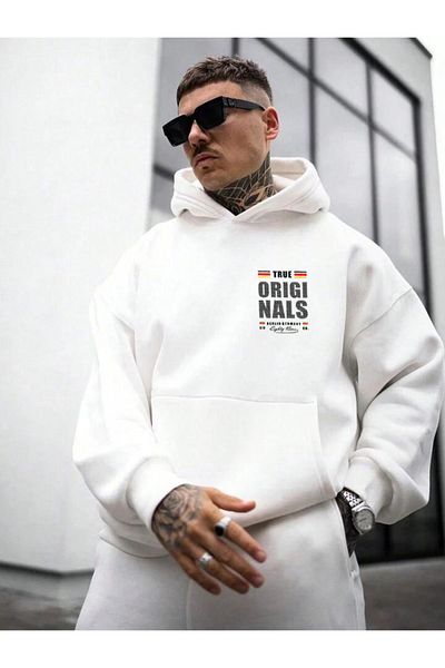 FAVORİST Hanorac cu glugă din bumbac - Hanorac TRUE ORIGINALS