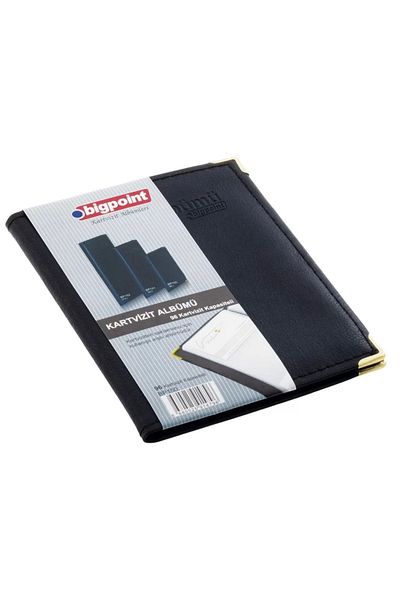 Bigpoint Faux Leather Bp150 Business Card Holder Album - 96 Pieces (Labeled)