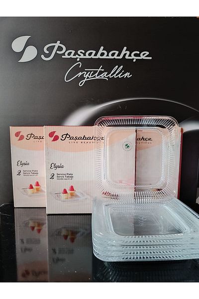 Paşabahçe Elysia 6-Piece Sweet Plate Set