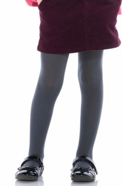 Dore Gray Micro 50 Girl's Mousse Pantyhose - Muline
