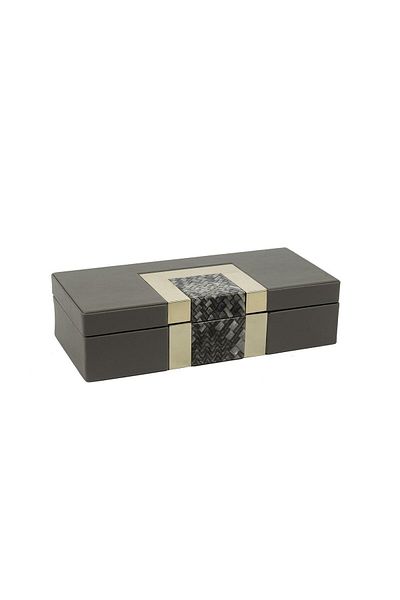 Mikasa Moor Gray Knit Box 21X30X11 cm