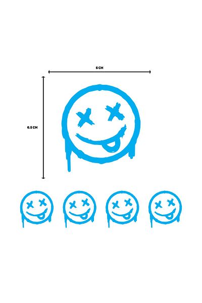 Run Grafik Shop V1 5 ΑΥΤΟΚΟΛΛΗΤΟ EMOJI - X ΤΕΜ