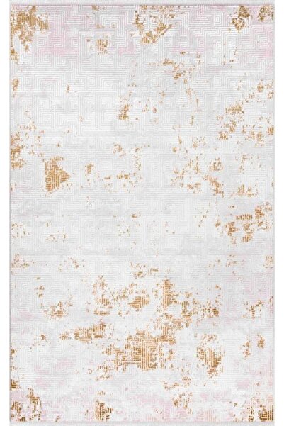 Vivaldi Halı Alin 1057 Sarı Serisi Akrilik Salon Oturma Yatak Odası Halısı