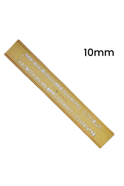 Ark TEKNİK RESİM YAZI ŞABLONU   10 mm      1 ADET