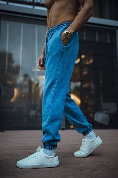 İLKCET MODA Oversize Washed Basic αθλητική φόρμα κάτω