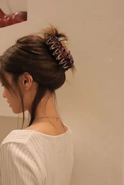 little Luv Καφέ πόρπη με μανταλάκι