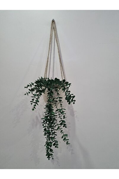 EGE ÖRGÜM Sepet Dekoratif Mini Askı Saksılık 13x13 cm