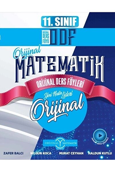 Orijinal Yayınları Orijinal Yayınları 11. Sınıf Matematik ODF Orijinal Ders F...