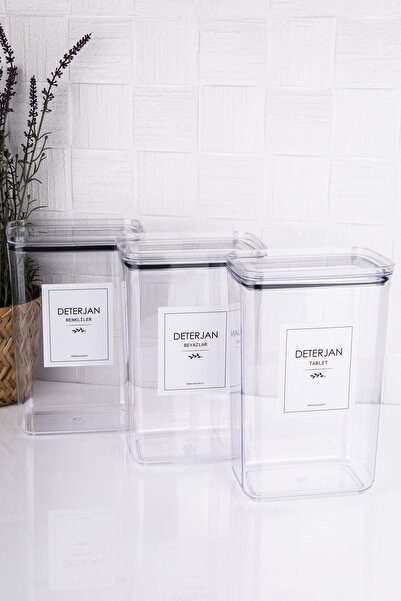 Home 3'lü Bulaşık Makinesi Tableti Ve Deterjan Renkliler - Beyazlar Kavanozu/...