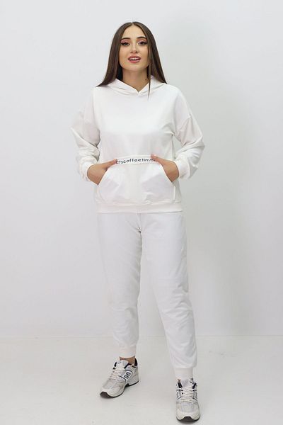 GZT TEKSTİL Girl's Hooded and Pocketed Tracksuit Set