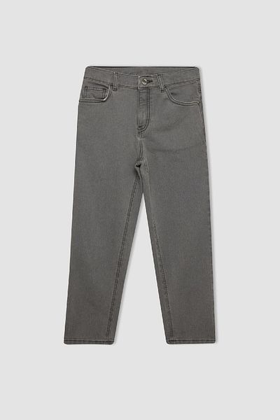 DeFacto Pantaloni drepti pentru băiat, cu buzunar cu picior drept, C3697a824wn