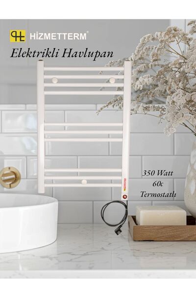 Hizmetterm Elektrikli Havlupan Beyaz 50x100xm