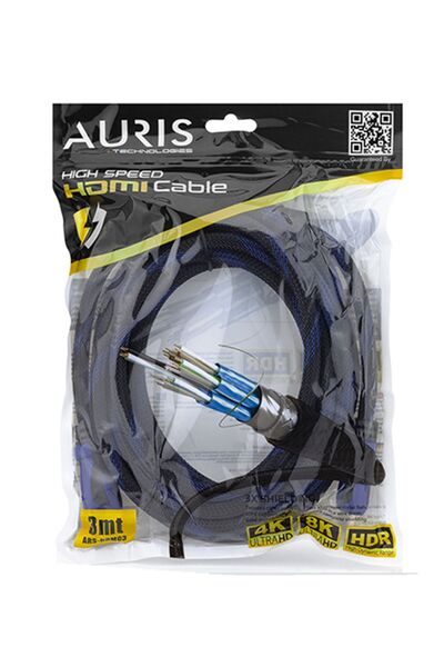 Auris 3 Meter Television HDMI Cable