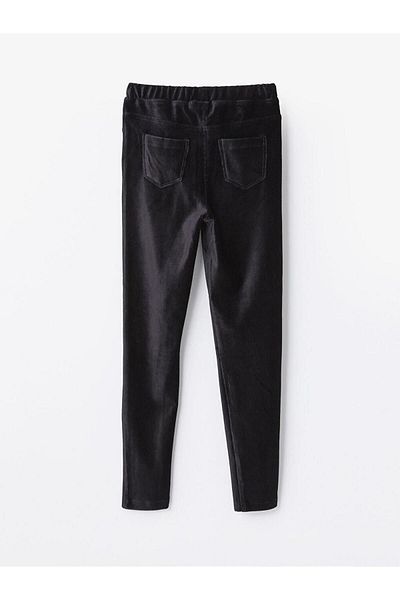 LC Waikiki Velvet Girl's Tights with Elastic Waist
