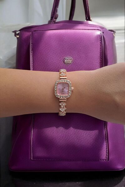 DARK BLANC Vintage taşlı kol saati