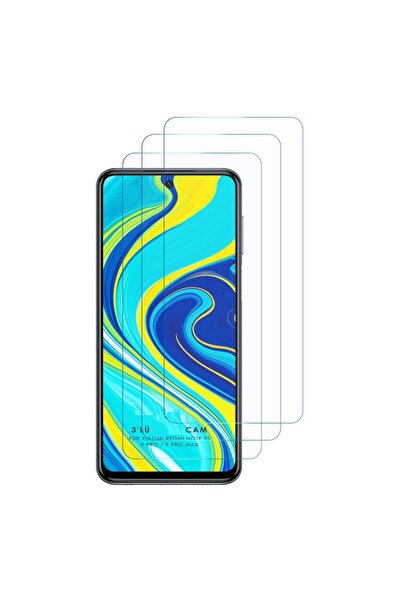 Evax 3'lü Paket Redmi Note 9 Pro Uyumlu Temperli HD+ Cam Ekran Koruyucu (3'lü...