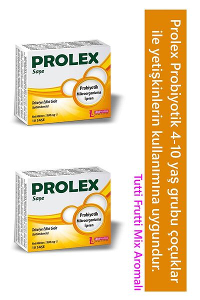 LedaPharma Prolex 10 - Sachet Color Probiotic 2 Pack