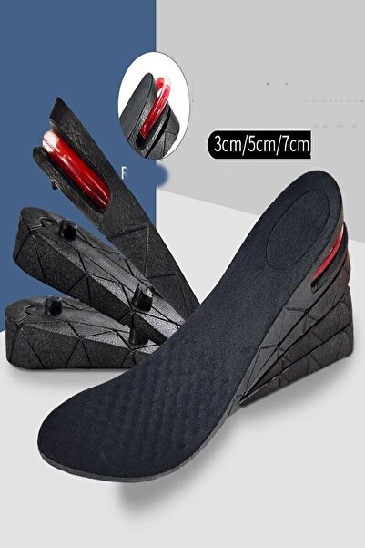 RELATOS 3-7 Cm Görünmez Boy Uzatan Ayakkabı Yastık Tabanlık Ayarlanabilir Top...