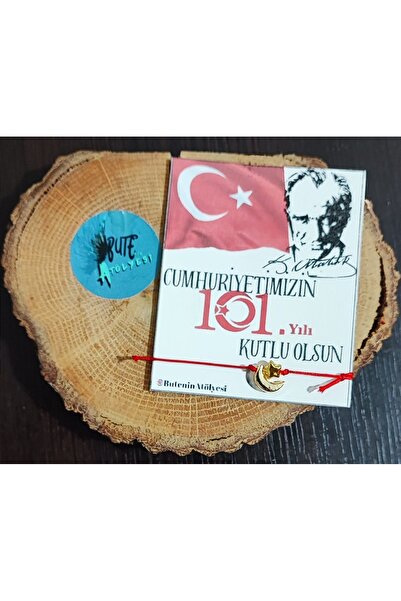 Butenin Atölyesi هدية كارني، 101. سنة، 10 قطع، سوار حبل نجمة القمر الذهبي