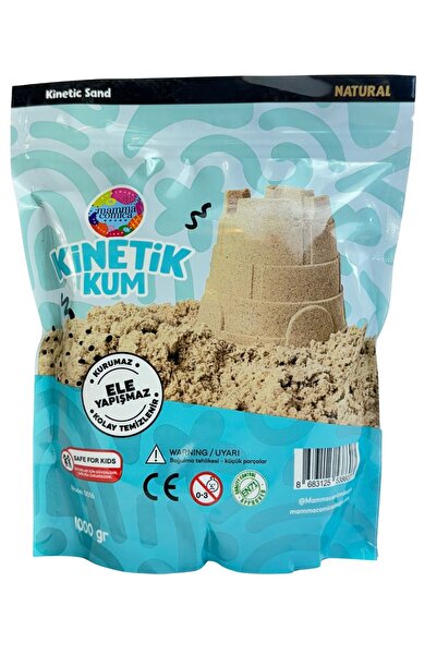 MammacomicaDough Mammacomica Dough Naturel Kinetik Kum - 1000 gr