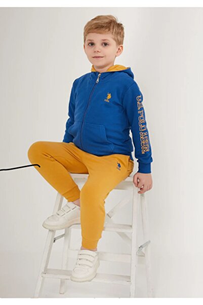 U.S. Polo Assn. U.S. Polo Assn Αγορίστικο Σετ Φόρμας Μπλε - Με Τσέπες