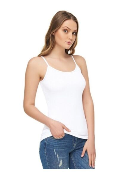 Tutku Elite Women - 2 Pack White Modal Rope Strap Athlete