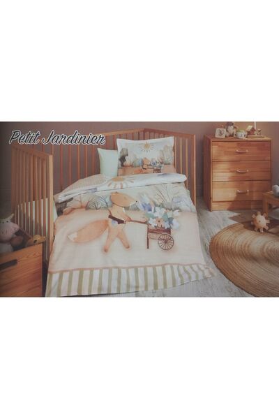Özdilek Green Petit Jardinier Baby Bedding Set