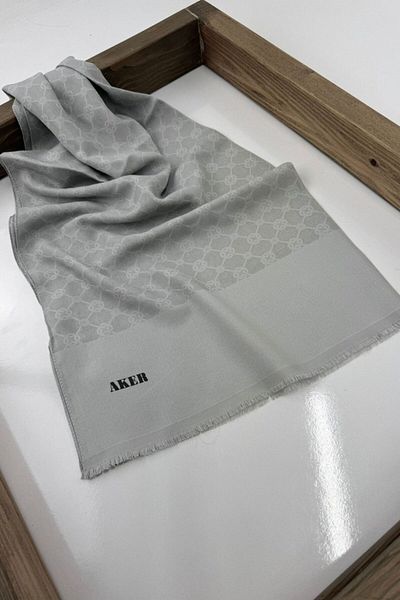 Aker Şal din bumbac moale monogramă 1090100 -974
