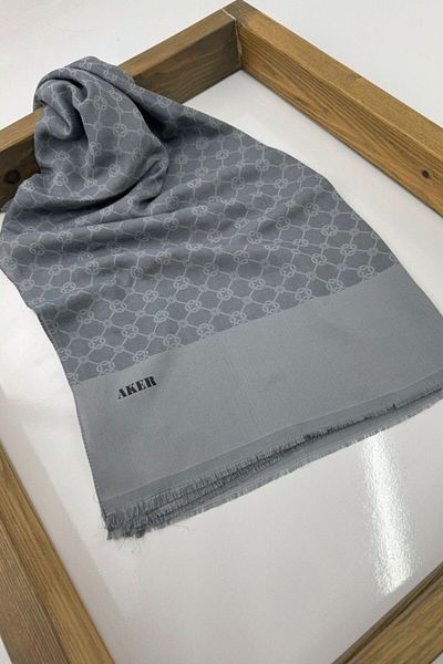 Aker Monogram Soft Cotton Shawl 1090100 -971