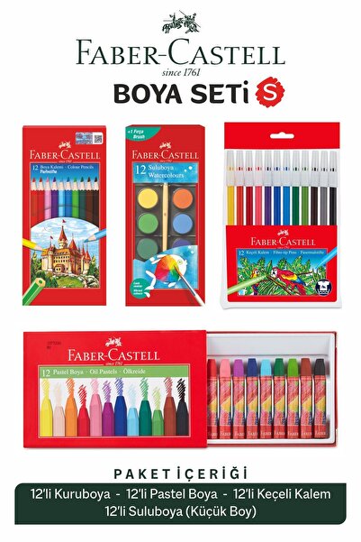Faber Castell Boyama Seti 4 Parça (S)