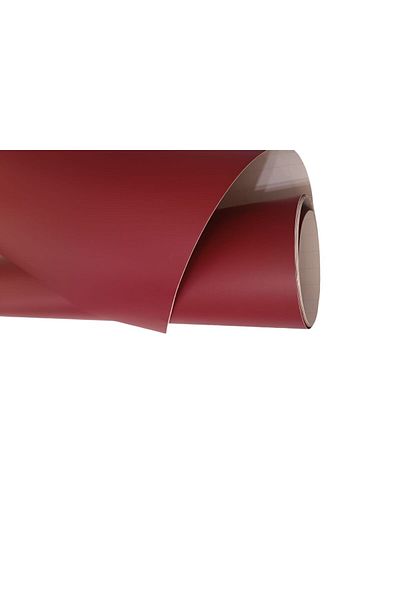 ESEMİZ Claret Red Matte Color Durable Vehicle Motor Furniture - White Goods Covering Foil 126cm X 30cm